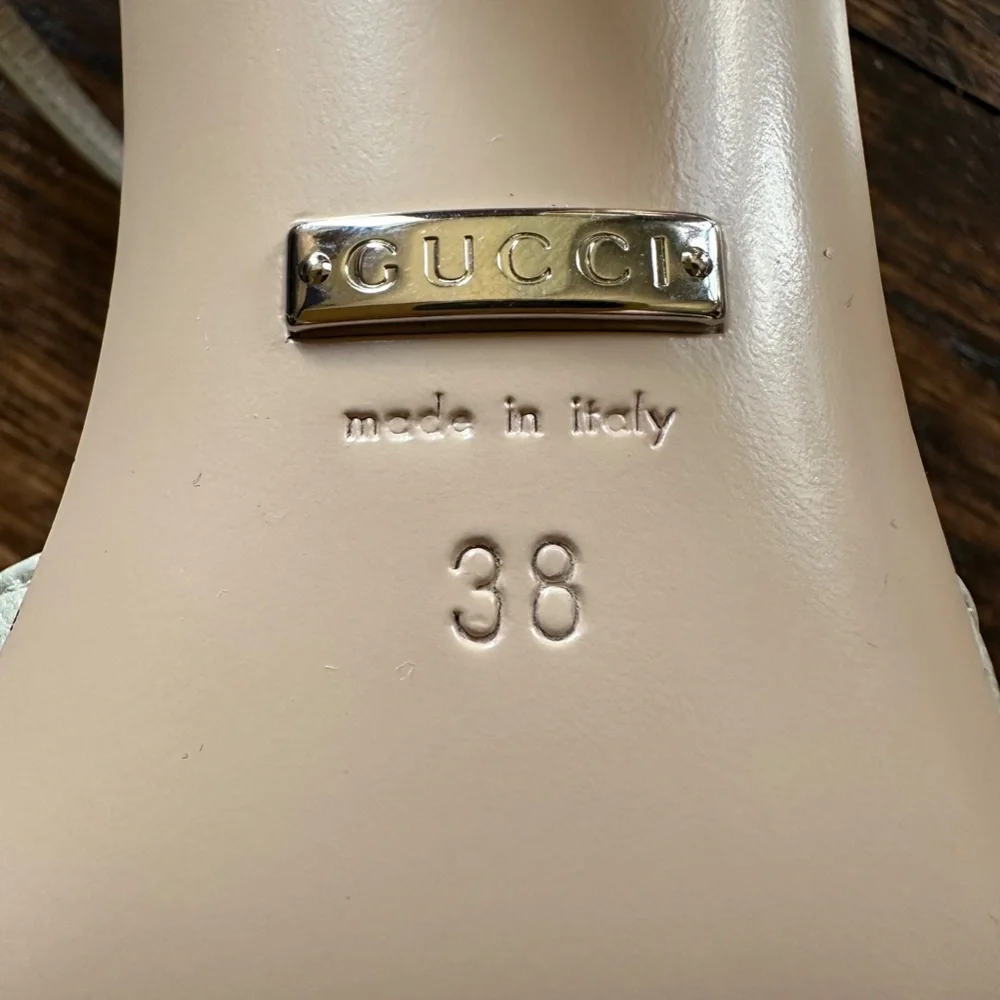 GUCCI DOUBLE G SLINGBACK PUMPS - Brand New - Picture 8 of 10